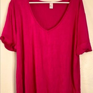 Hot Pink T Shirt XL